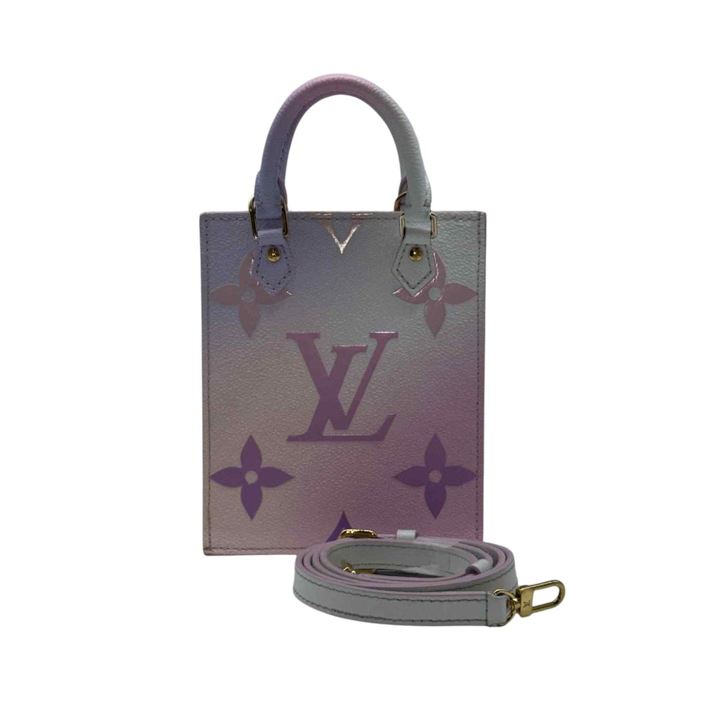Louis Vuitton Mini Sac Plat In Pastel Monogram Crossbody Bag
