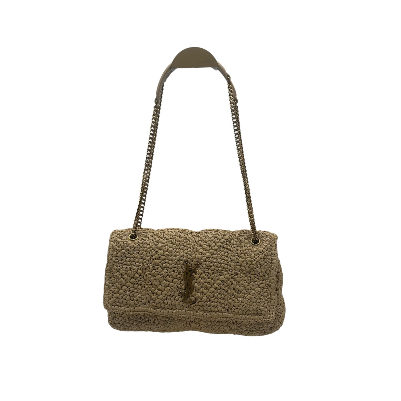 YSL Raffia Chain Handbag