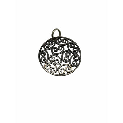 James Avery Pendant Large Moroccan Circle Disk Pendant