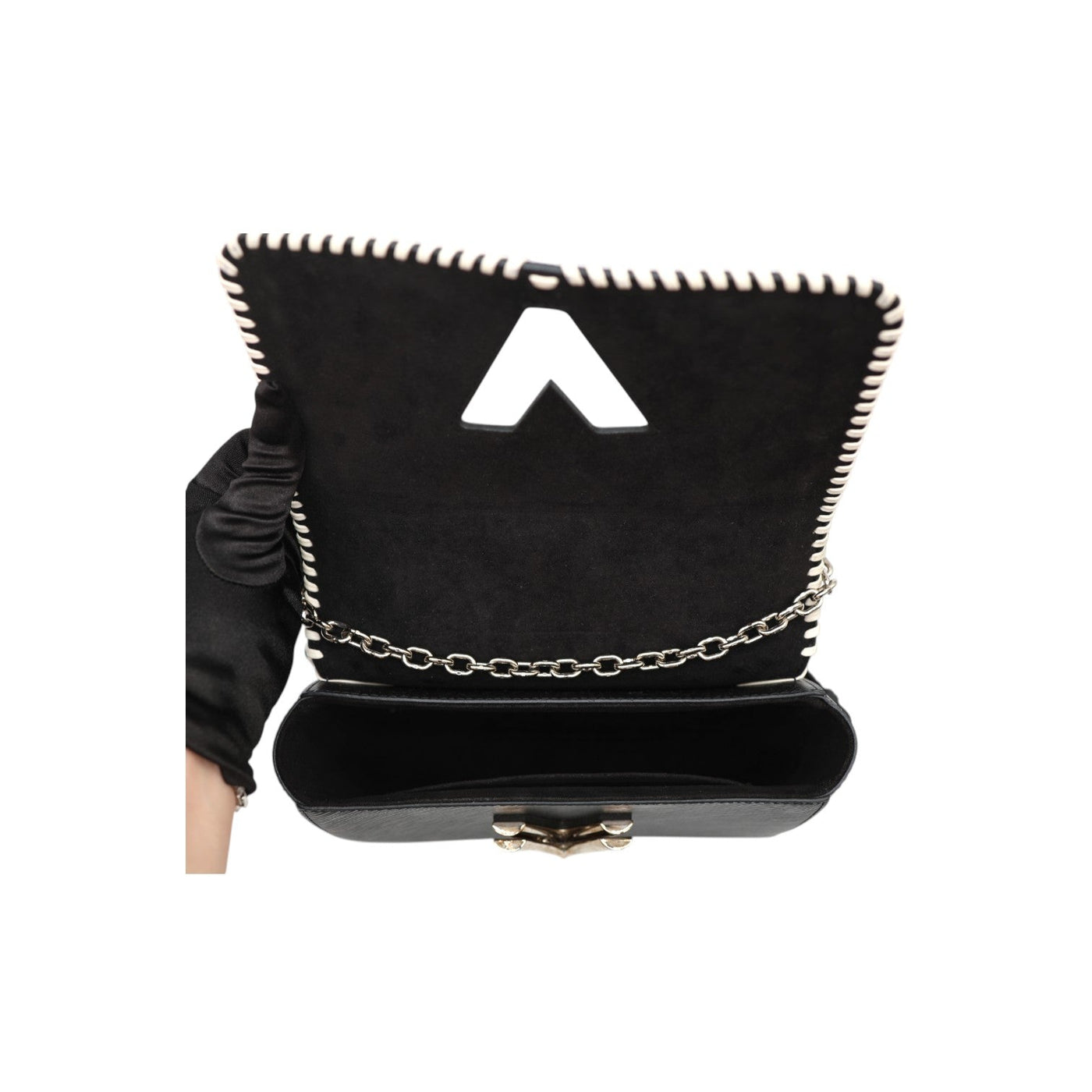 Louis Vuitton Twist MM Epi Leather Shoulder Bag In Dark Blue