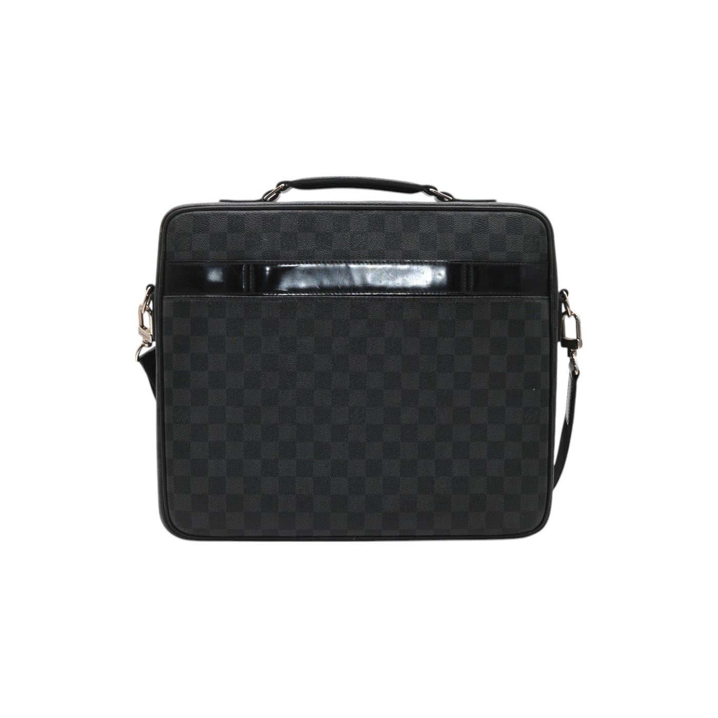 Louis Vuitton Damier Graphite Briefcase With Crossbody Strap