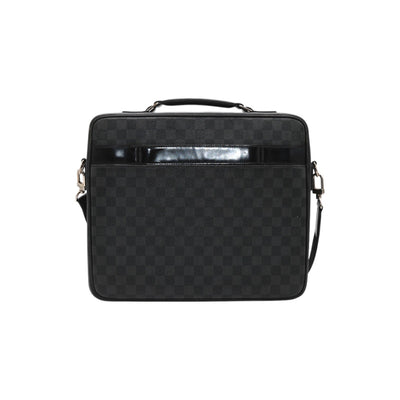 Louis Vuitton Damier Graphite Briefcase With Crossbody Strap