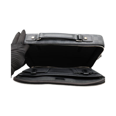Louis Vuitton Damier Graphite Briefcase With Crossbody Strap