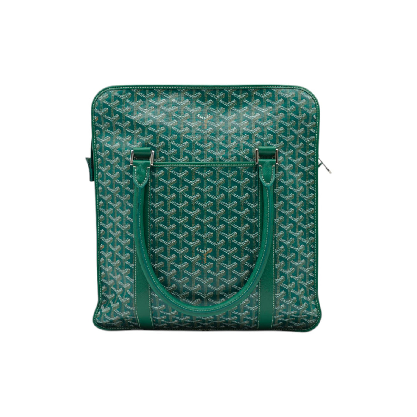 Goyard Goyardine Bourgogne Coated Canvas Bag In Green