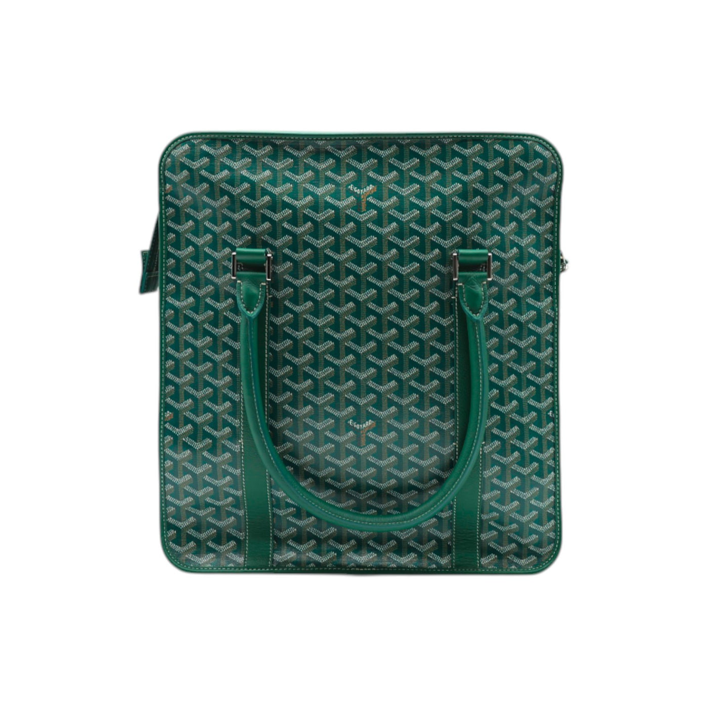 Goyard Goyardine Bourgogne Coated Canvas Bag In Green