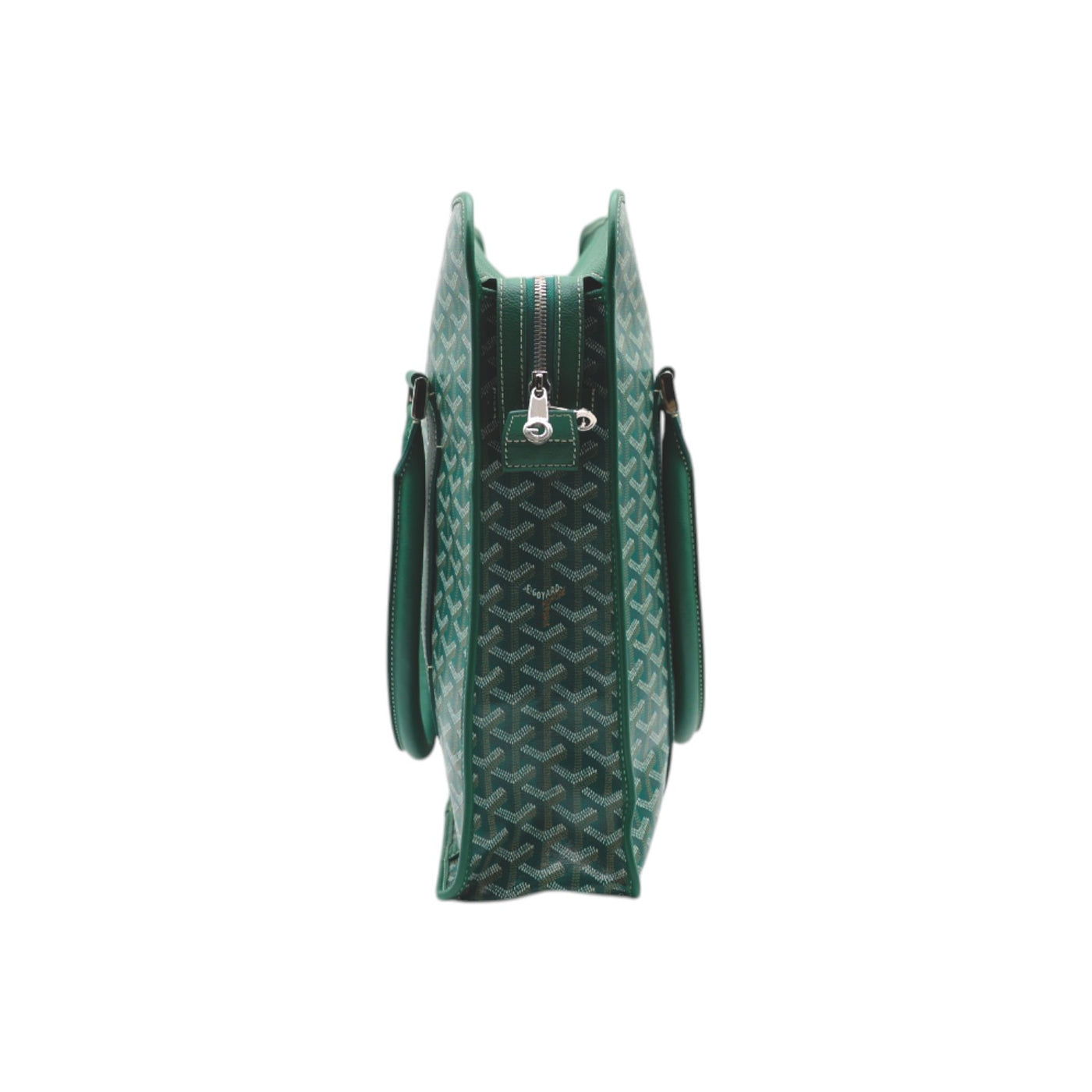 Goyard Goyardine Bourgogne Coated Canvas Bag In Green