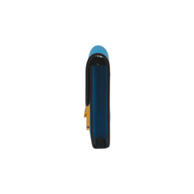 Hermès Evercolor Constance Slim Wallet In Blue With Gold Hardware