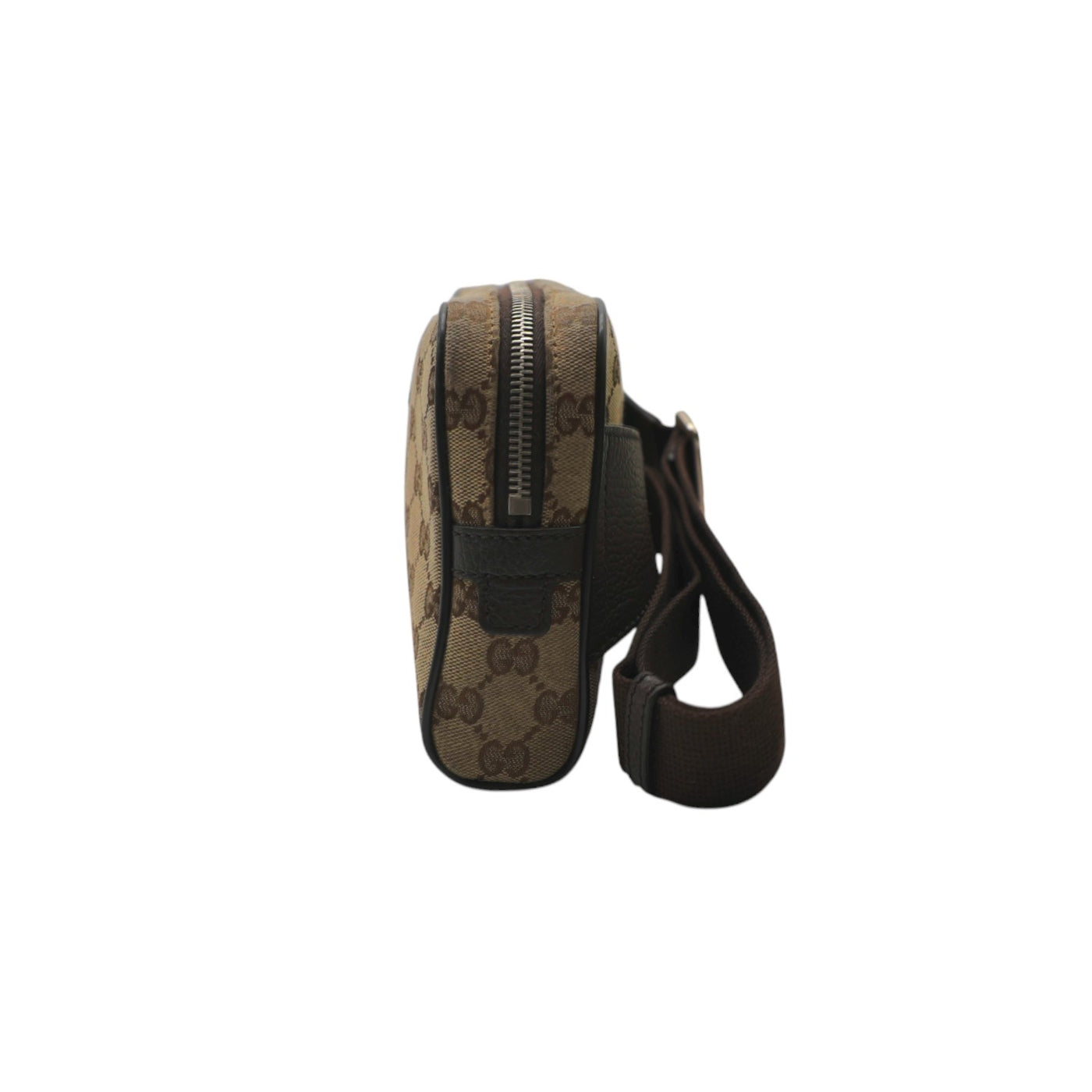 Gucci Monogram Canvas Belt Bag In Brown