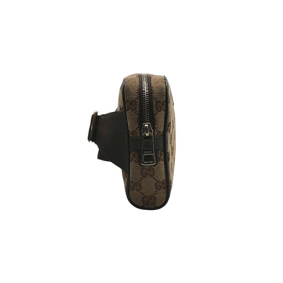 Gucci Monogram Canvas Belt Bag In Brown