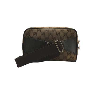 Gucci Monogram Canvas Belt Bag In Brown