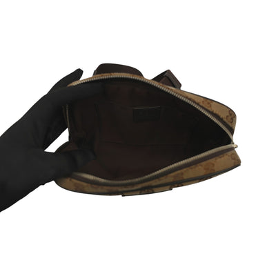 Gucci Monogram Canvas Belt Bag In Brown
