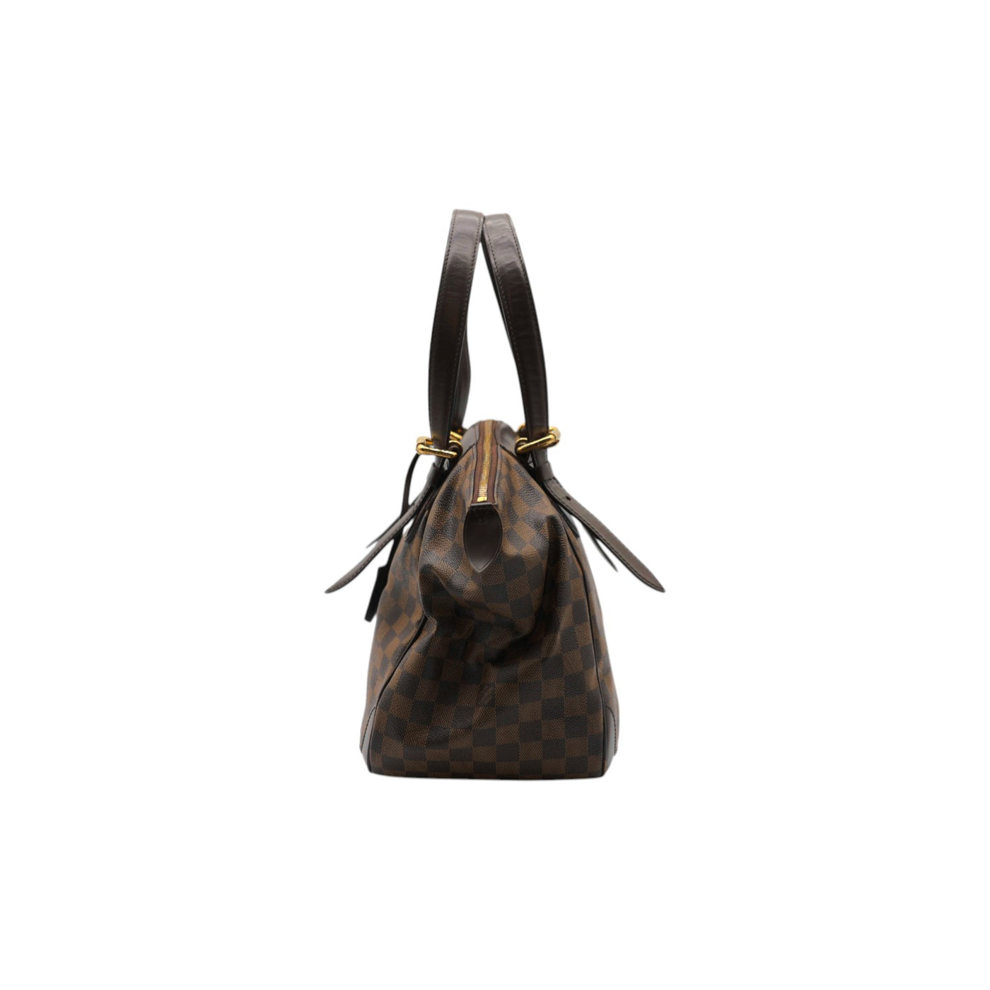 Louis Vuitton Verona MM Damier Ebene Canvas Handbag In Brown