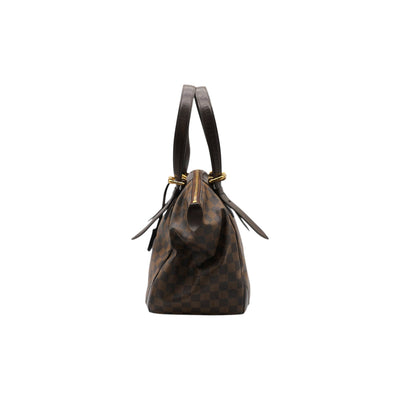 Louis Vuitton Verona MM Damier Ebene Canvas Handbag In Brown