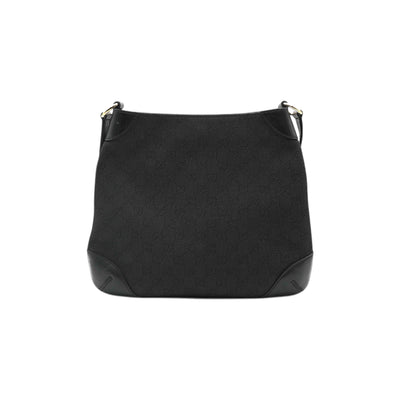 Gucci GG Denim Capri Shoulder bag In Black