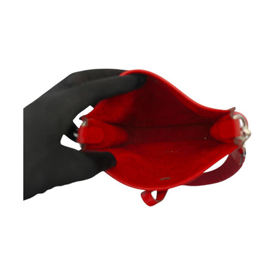 Hermès Taurillon Clemence Evelyn TPM Red Leather Crossbody Bag In Red