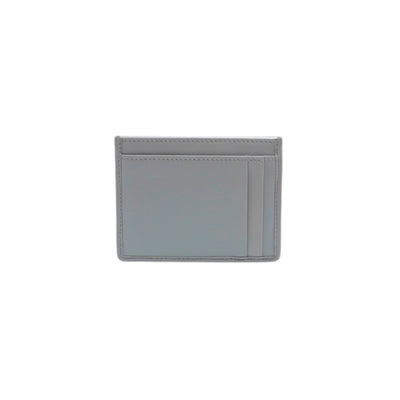 Miu Miu Matelasse Nappa Leather Card Holder In Grey
