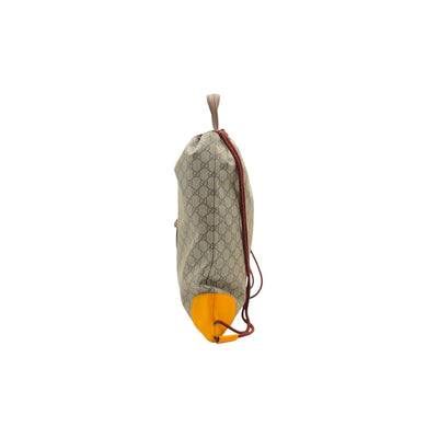 Gucci GG Supreme Monogram Neo Vintage Drawstring Backpack