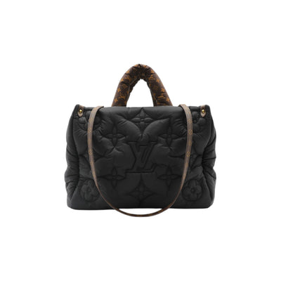 Louis Vuitton Ecnoyl Pillow OnTheGo Monogram Nylon PM Tote Bag In Black