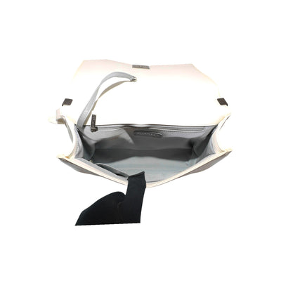 CHANEL Boy Calfskin Large Shoulder Bag In Off-White