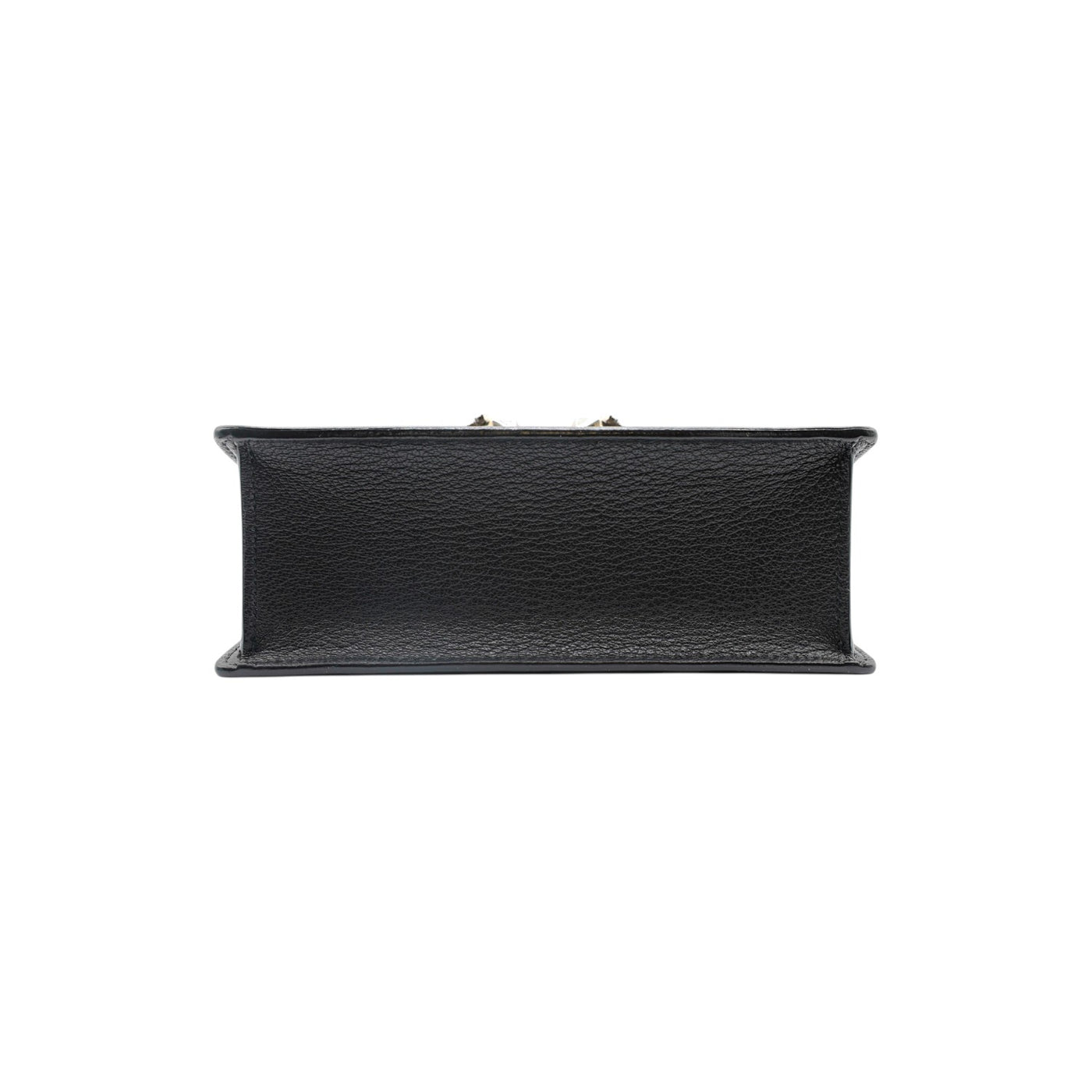 Jimmy Choo Leather Madeline Shoulder Bag in Black with Silver Chain