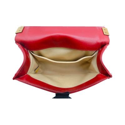 CHANEL Boy Lambskin Quilted Small Flap Bag In Red