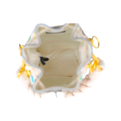 Fendi 2023 Mini Zucca Mon Tresor Multicolor Bucket Bag
