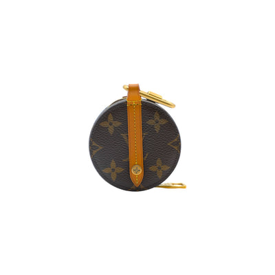 Louis Vuitton Monogram Canvas Legacy Round Pouch Round Charm Bag in Brown