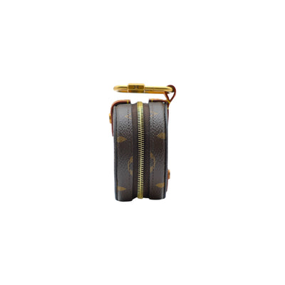 Louis Vuitton Monogram Canvas Legacy Round Pouch Round Charm Bag in Brown