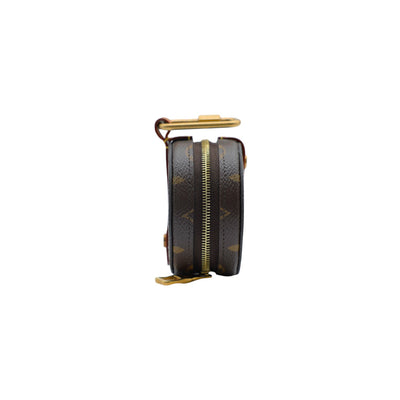 Louis Vuitton Monogram Canvas Legacy Round Pouch Round Charm Bag in Brown