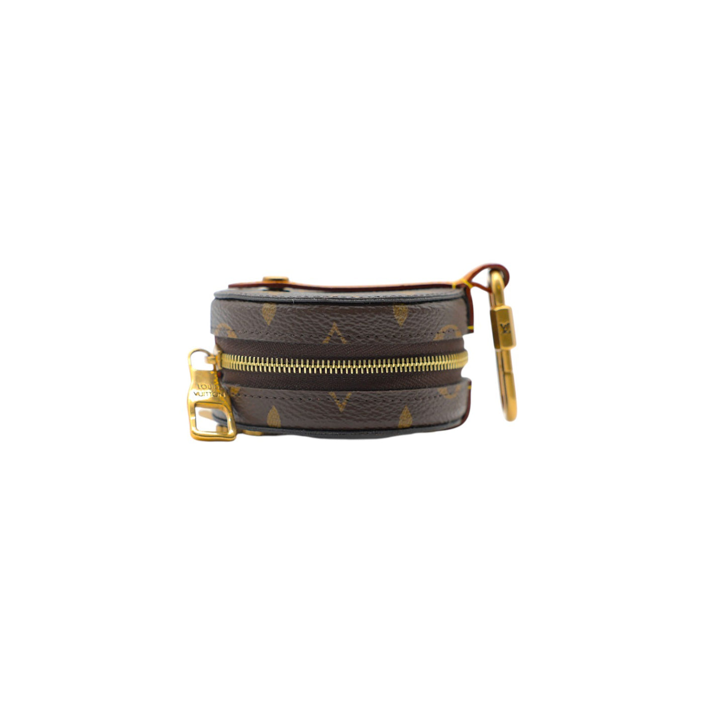 Louis Vuitton Monogram Canvas Legacy Round Pouch Round Charm Bag in Brown