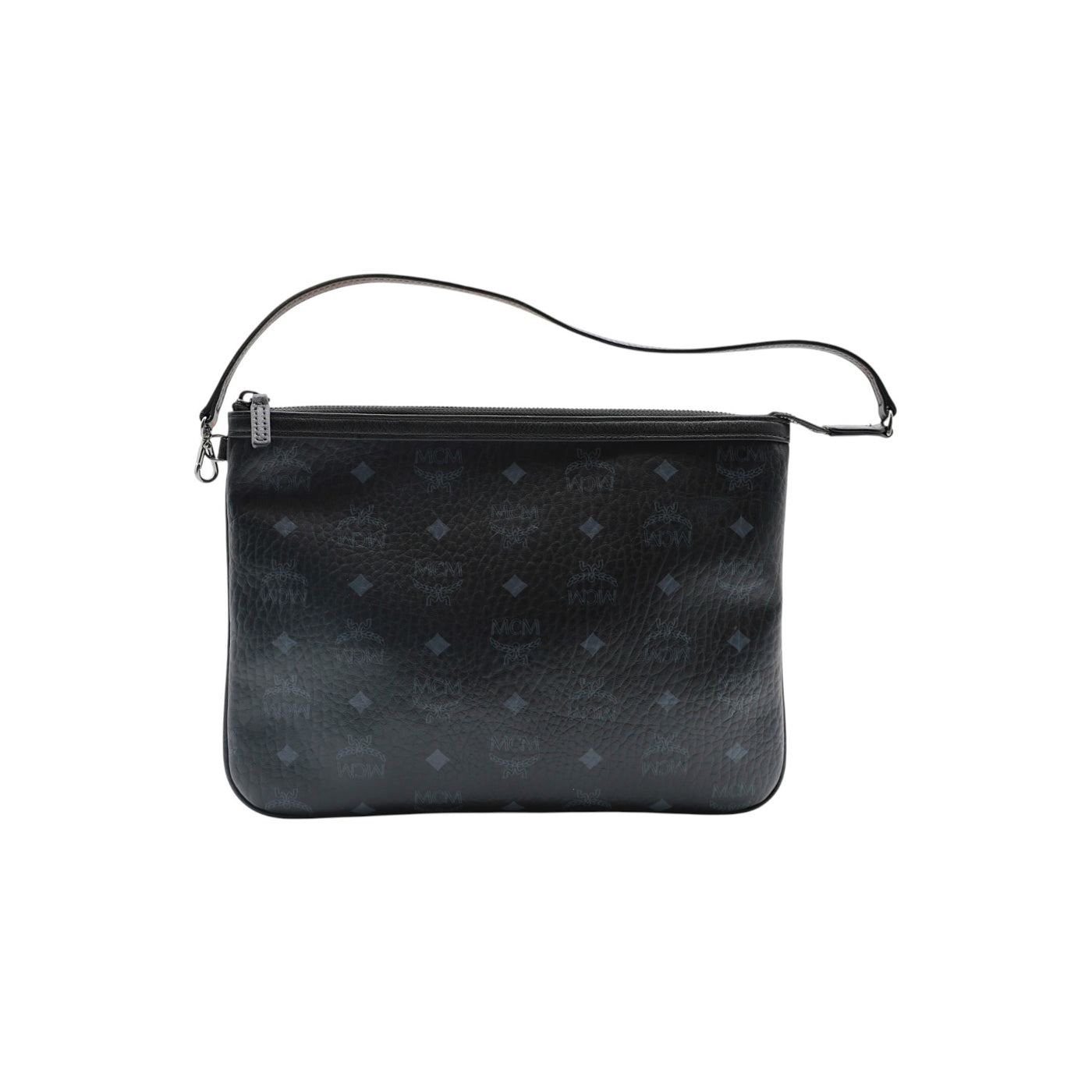 MCM Visteos Liz Pochette Tote Pouch in Black
