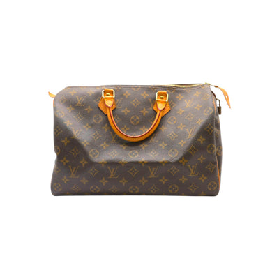 Louis Vuitton Speedy 30 Monogram Canvas Handbag In Brown