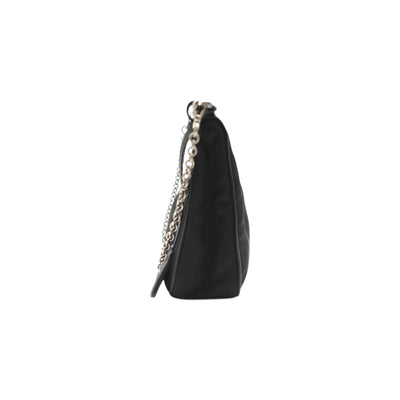 PRADA Saffiano Re-Edition Naylon Bag With Crossbody Strap In Black