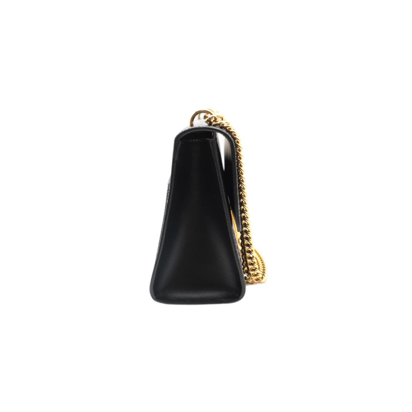 GUCCI Guccissima Leather Medium Padlock Shoulder Bag In Black