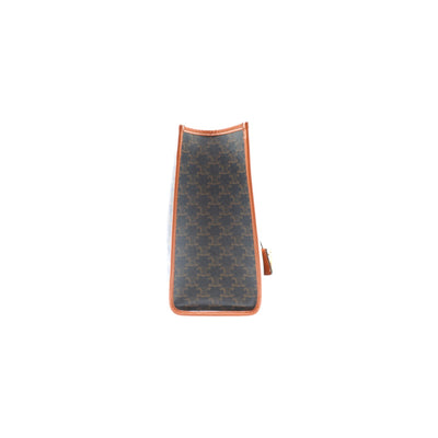 Celine Horizontal Cabas Triomphe Canvas Tote Bag
