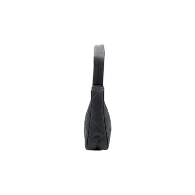 PRADA Tessuto Nylon Stitched Shoulder Bag In Black