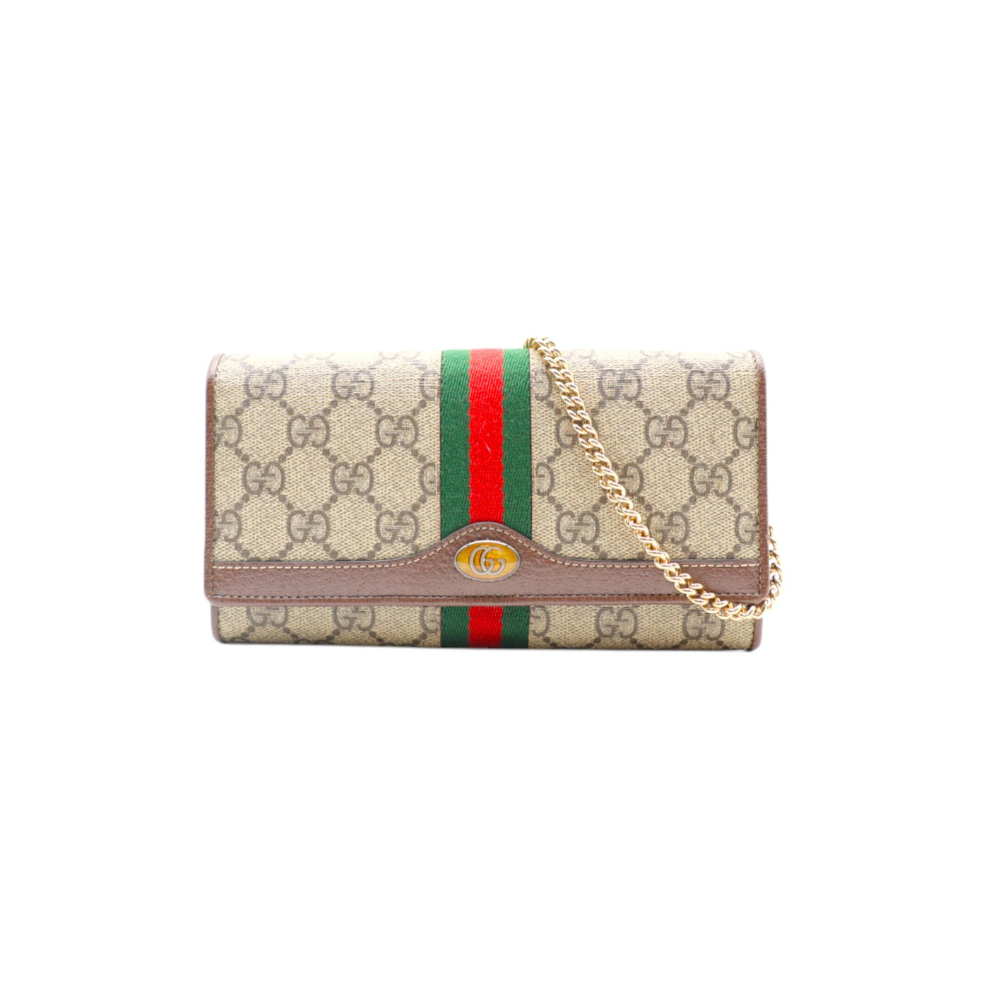 Gucci Ophidia GG Supreme Canvas Wallet On Chain