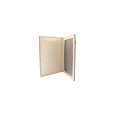 Gucci Guccissima Train Pass Card Case Wallet In Cream