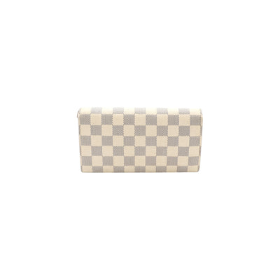 Louis Vuitton Damier Azur Pattern Sarah Wallet
