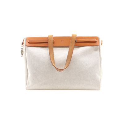 Hermès Toile Vache Hunter Cabas MM Handbag