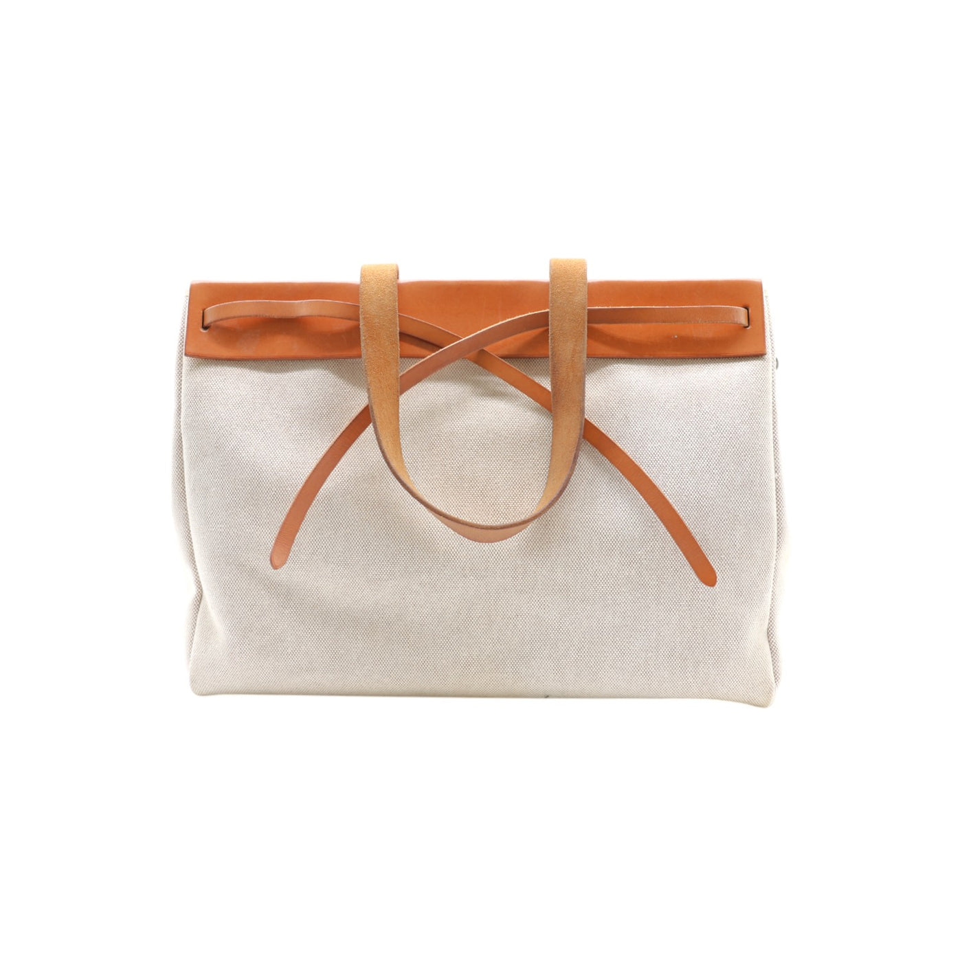 Hermès Toile Vache Hunter Cabas MM Handbag