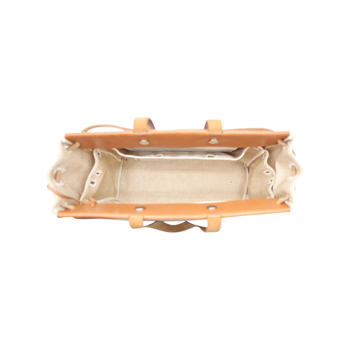 Hermès Toile Vache Hunter Cabas MM Handbag