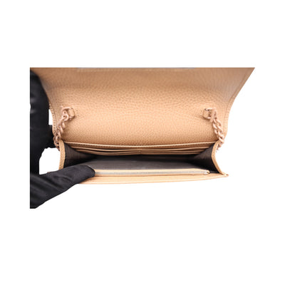 Gucci GG Marmont Wallet On Chain In Beige