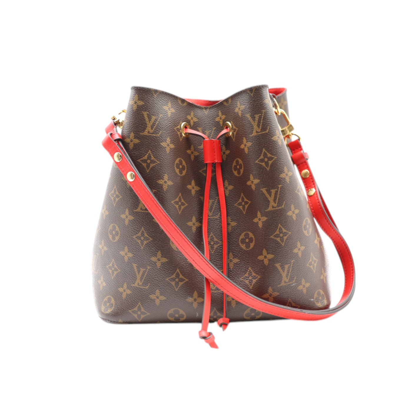 Louis Vuitton Monogram Neonoe MM Coquelicot Shoulder Bag