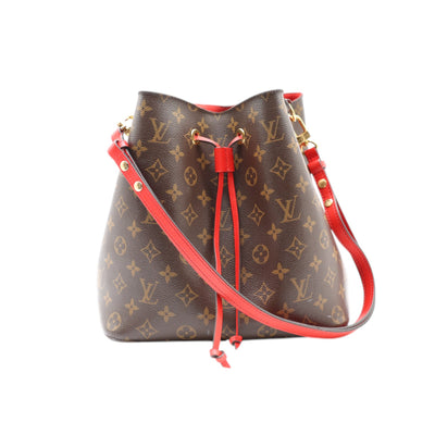 Louis Vuitton Monogram Neonoe MM Coquelicot Shoulder Bag