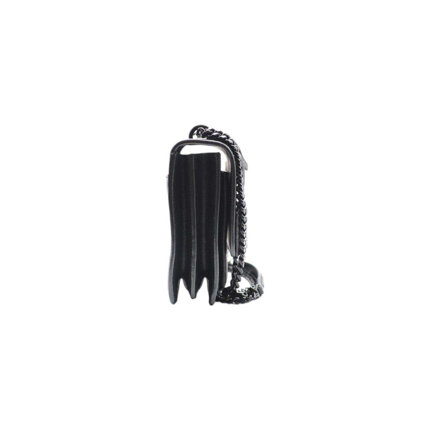 YSL Saint Laurent Monogram Monochrome Medium Sunset Bag In Black
