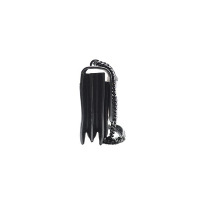 YSL Saint Laurent Monogram Monochrome Medium Sunset Bag In Black