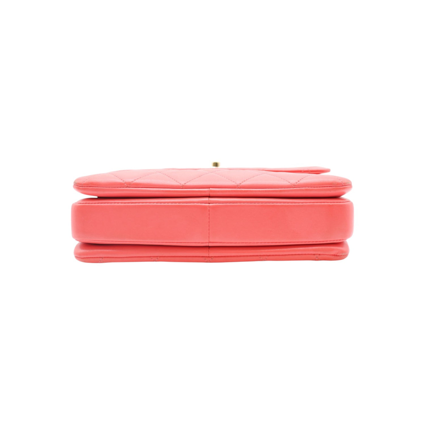 CHANEL Small Trendy CC Flap Lambskin Leather Handbag In Pink