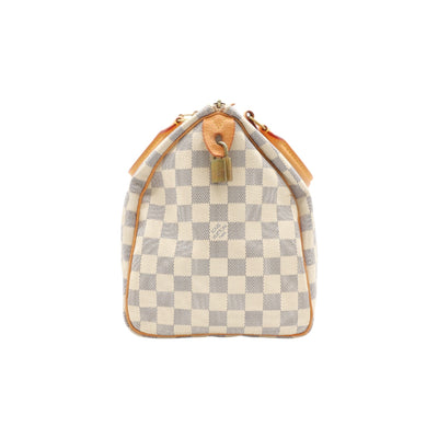 Louis Vuitton Speedy 30 Damier Azur Handbag