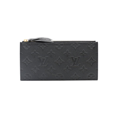 Louis Vuitton Pochette Félicie Empreinte Leather Crossbody Bag In Black